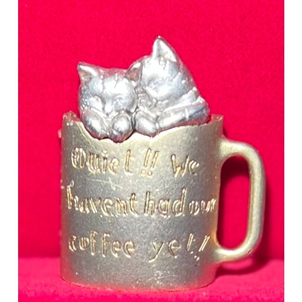 Vintage Danecraft vintage cat Brooch